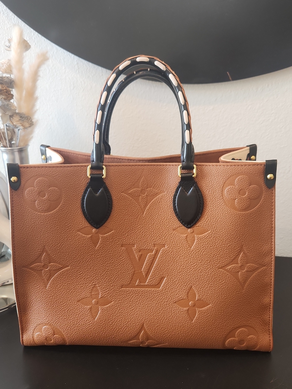 Louis Vuitton Limited Ed. On The Go Empriante Leather Wild At Heart MM
